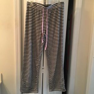 Striped pajama pants